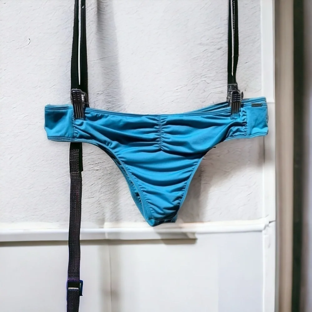 🌻NEW {w tags!} O'Neill Salt Blue Water Solids Hipster Bottoms Size XL